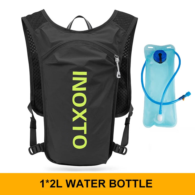 INOXTO 5L Breathable Hydration Vest – Lightweight Running & Cycling Backpack for Marathon & Hiking