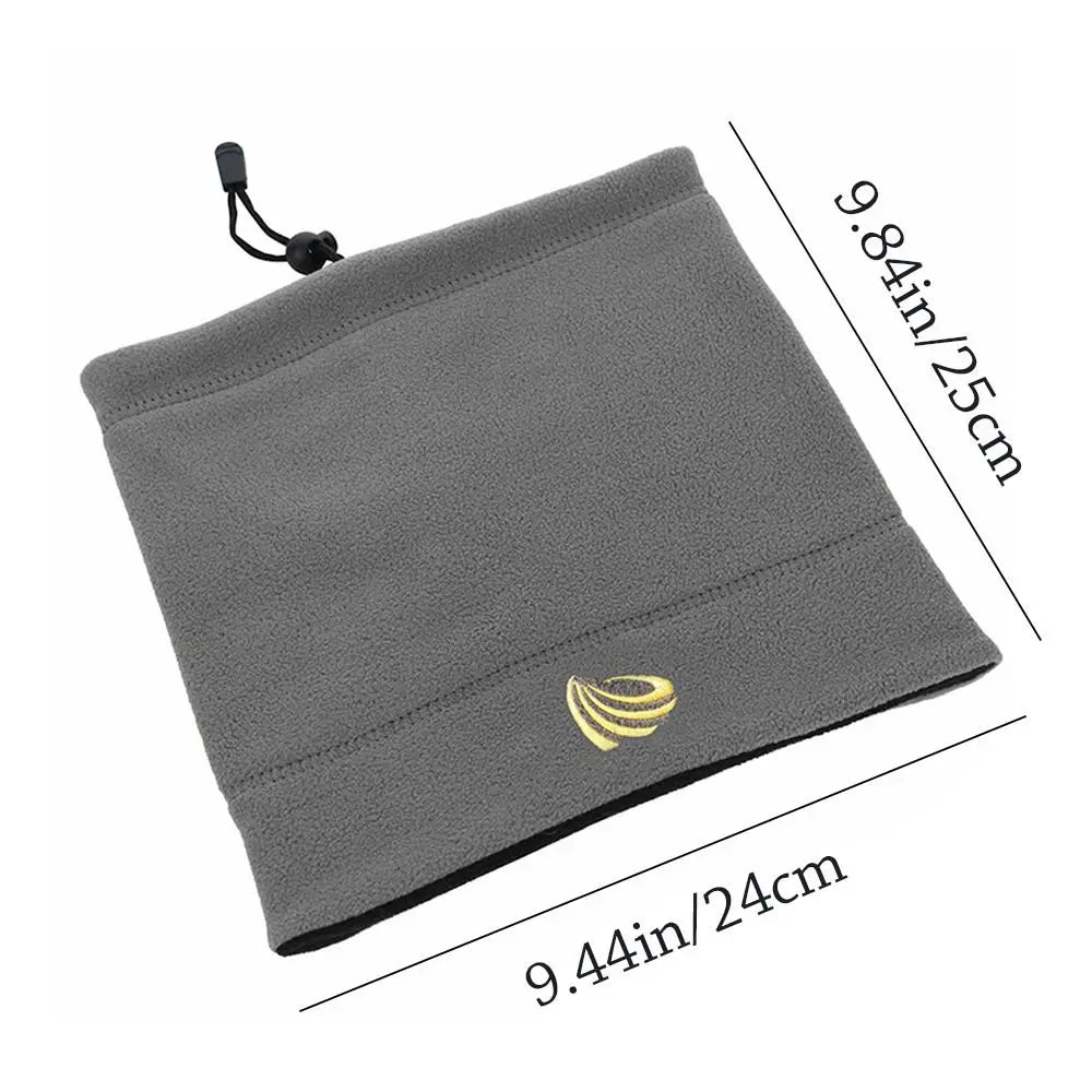 Winter Hat Apparel: Unisex Cold-Proof Outdoor Fleece Sports Half Face Neck Gaiter / Rungear