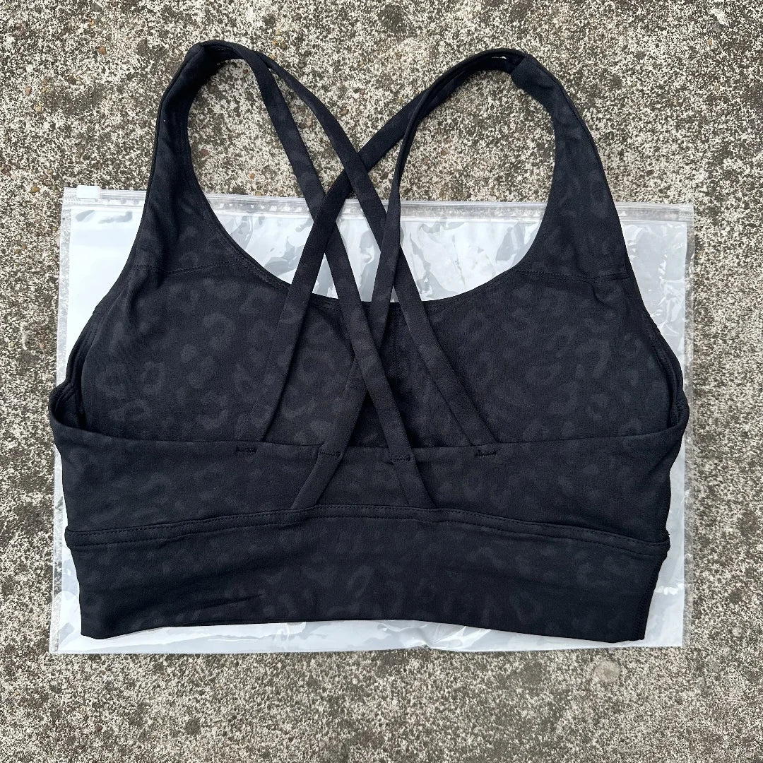 Women's Bra Apparel: Solid Color, High Strength Shockproof, Soft Cross Back, High Strength Shockproof, Fitness Sports Bra / Rungear