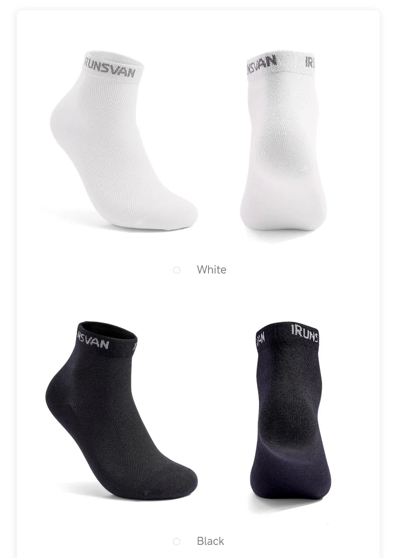 Anti-Pilling Breathable Running Ankle Socks – Moisture-Wicking, Antibacterial & Odour-Proof | 1, 5 or 10 Pairs
