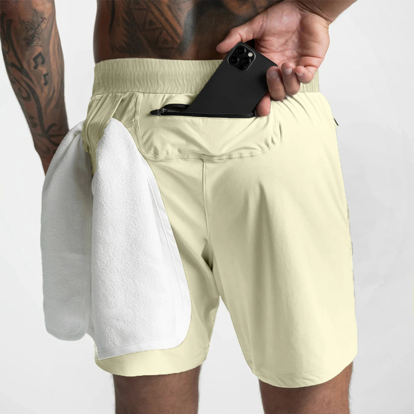 Men's Quick Dry Shorts: Single-Layer, Quick Dry Running Sports Shorts / Rungear