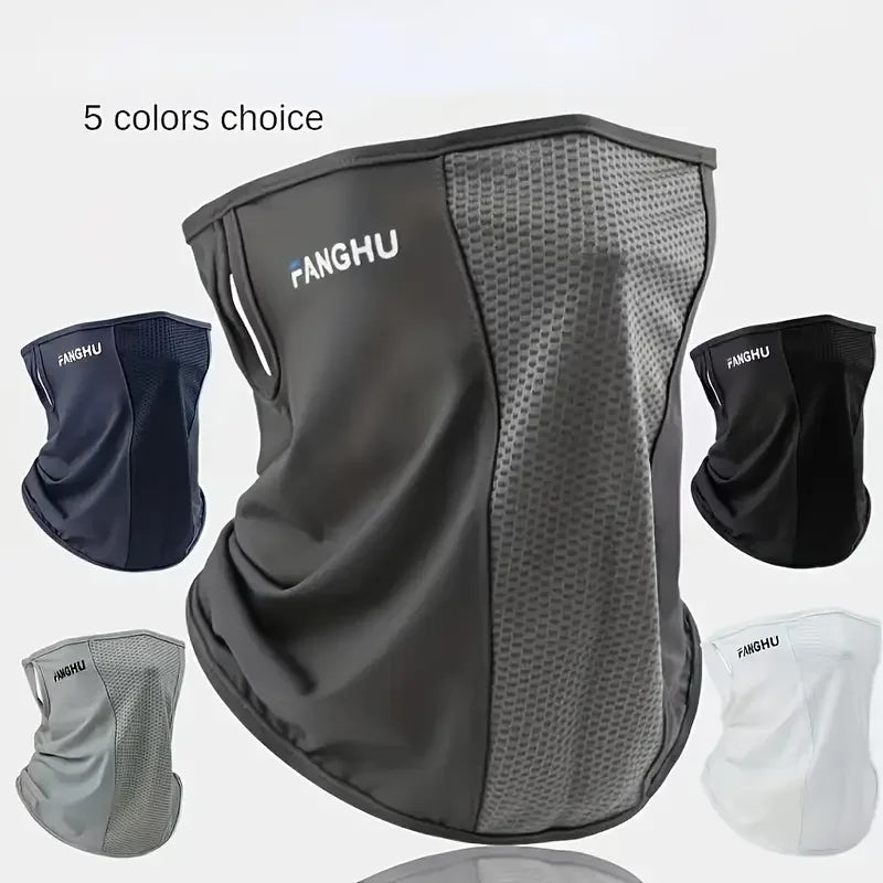 Running Gaiter Accessories : 1/2Pc Breathable, Quick Dry, Cooling Ice Silk Neck Gaiter / Rungear