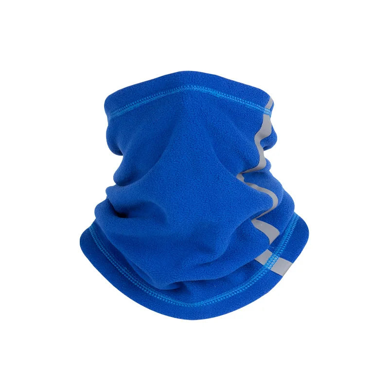 Running Reflective Accessories: Adjustable, Warm Polar Fleece Neck Gaiter For Autumn Winter / Rungear
