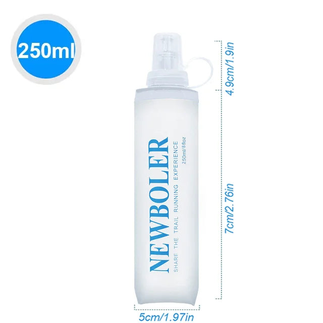 Collapsible Silicone Water Bottle — BPA Free | 150ml to 750ml | Running, Hiking & Travel