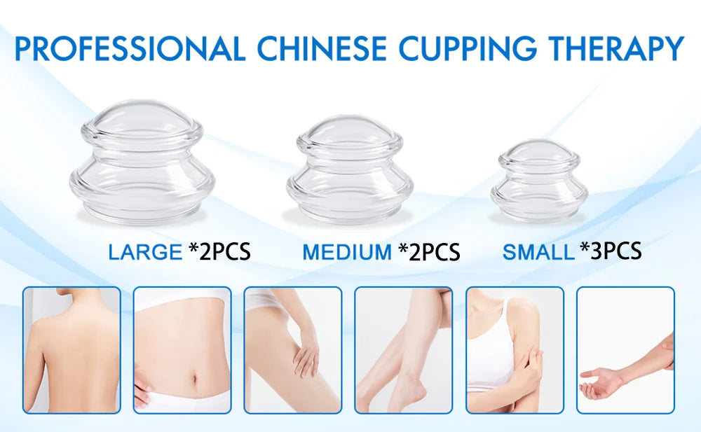 Silicone Cupping Therapy Set (7PC) – Professional Massage Cups for Recovery & Cellulite | RUNGEAR