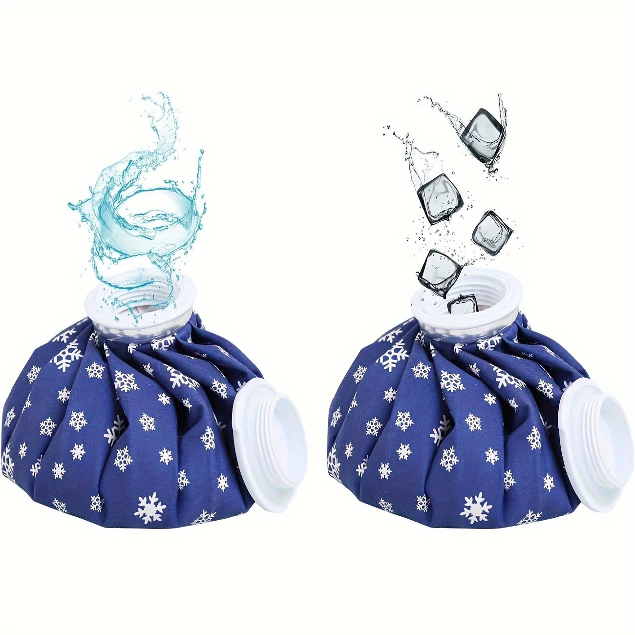Reusable Ice Bag Set – 6", 9" & 11" Sizes for Targeted Pain Relief | Knee, Head & Leg Cold Therapy