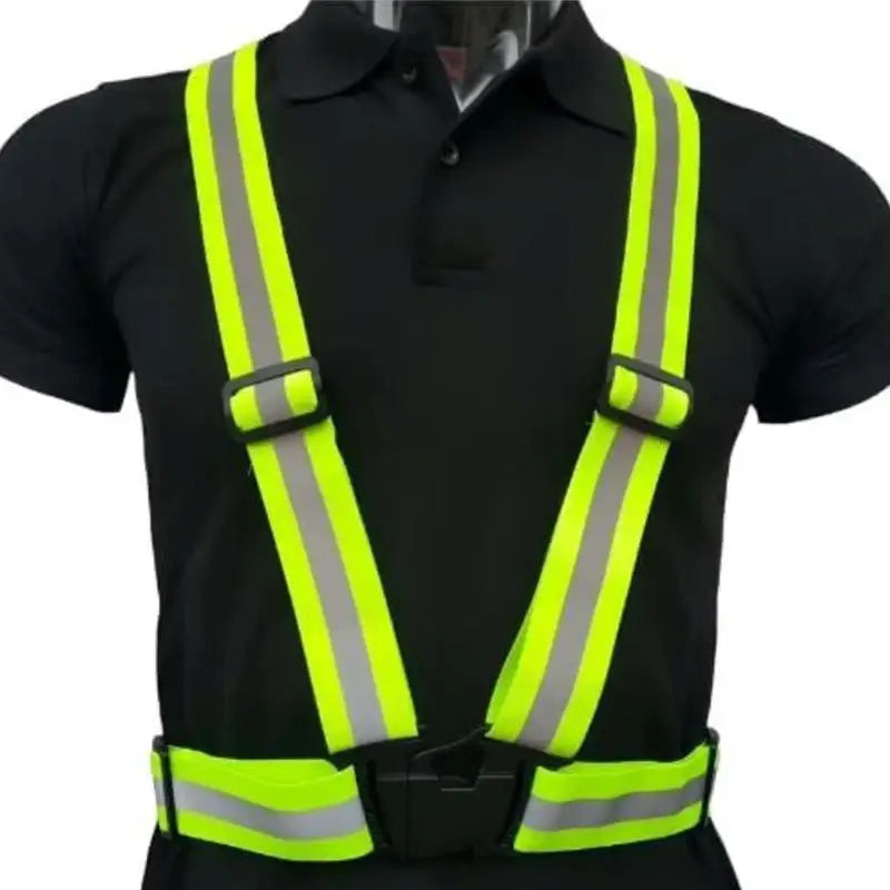 Hi-Vis Reflective Running Vest | Lightweight Breathable Nylon Safety Vest for Running & Cycling | RUNGEAR