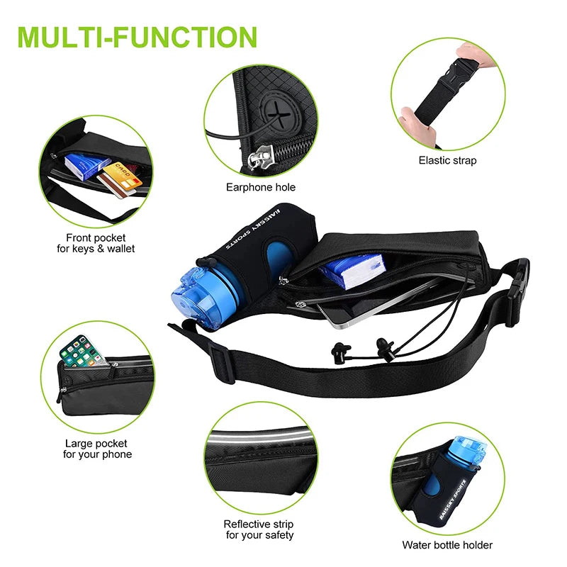 Running Waist Bag with Phone Holder – Lightweight Sports Fanny Pack for iPhone & Android | RUNGEAR