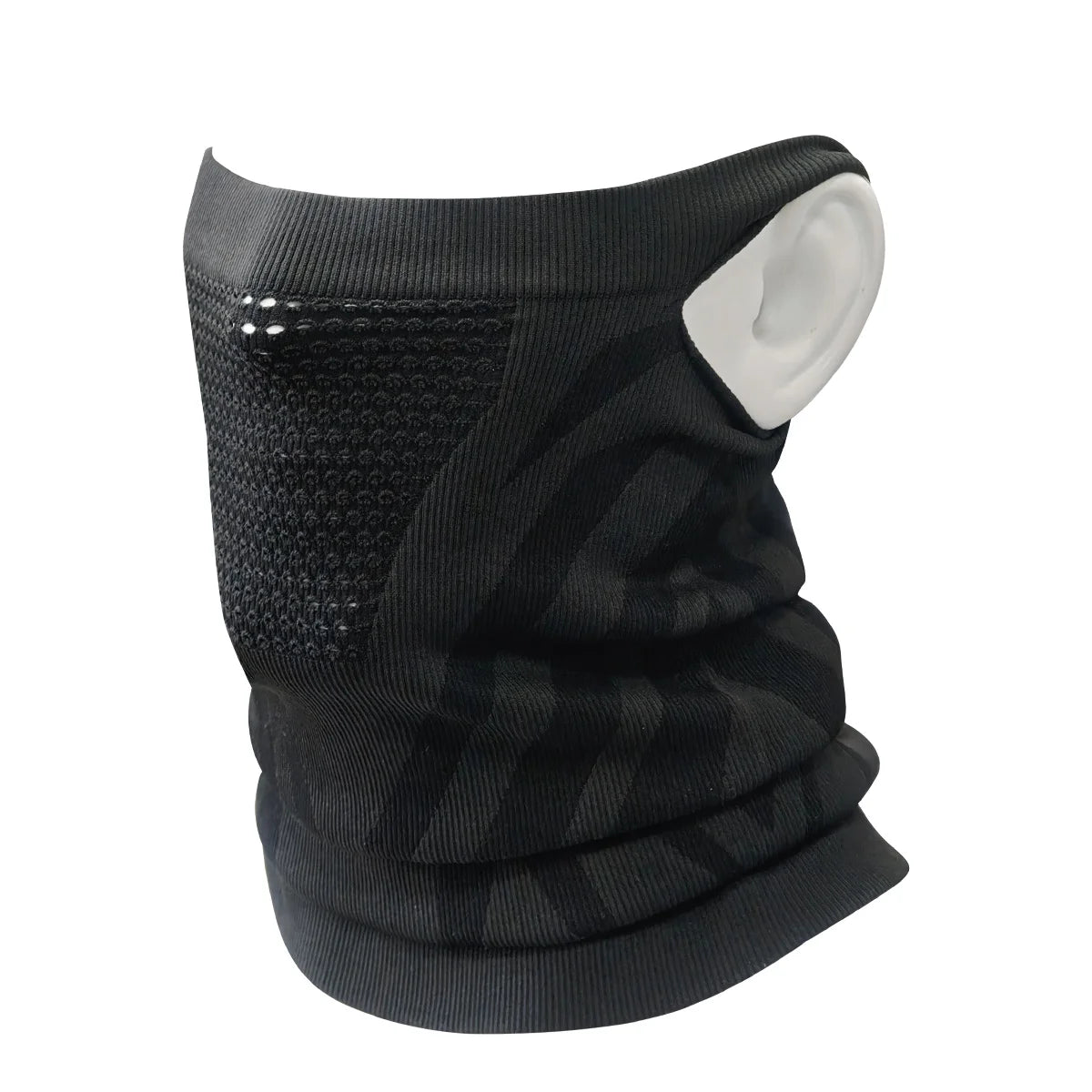 Ear-Loop Half-Face Neck Gaiter | Breathable Mesh, Windproof | RUNGEAR