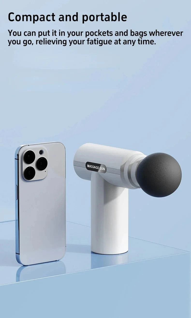 Recovery Gear Accessories: USB Muscle Vibrating Relaxation Mini Massage Gun, Fitness Recovery Equipment / Rungear