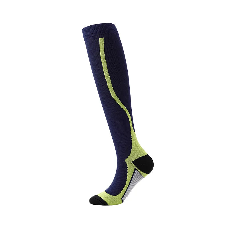 Compression Sock Accessories: Unisex Non-Slip, Knee-High Sports Compression Socks For Fitness / Rungear
