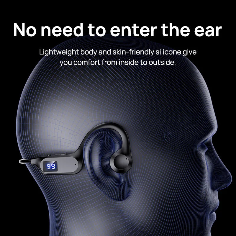 Tech Earbuds Accessories: Beauddy Air Conduction, Wireless, Bluetooth, Hands-Free, Sport Headphones with Mic for Running / Rungear