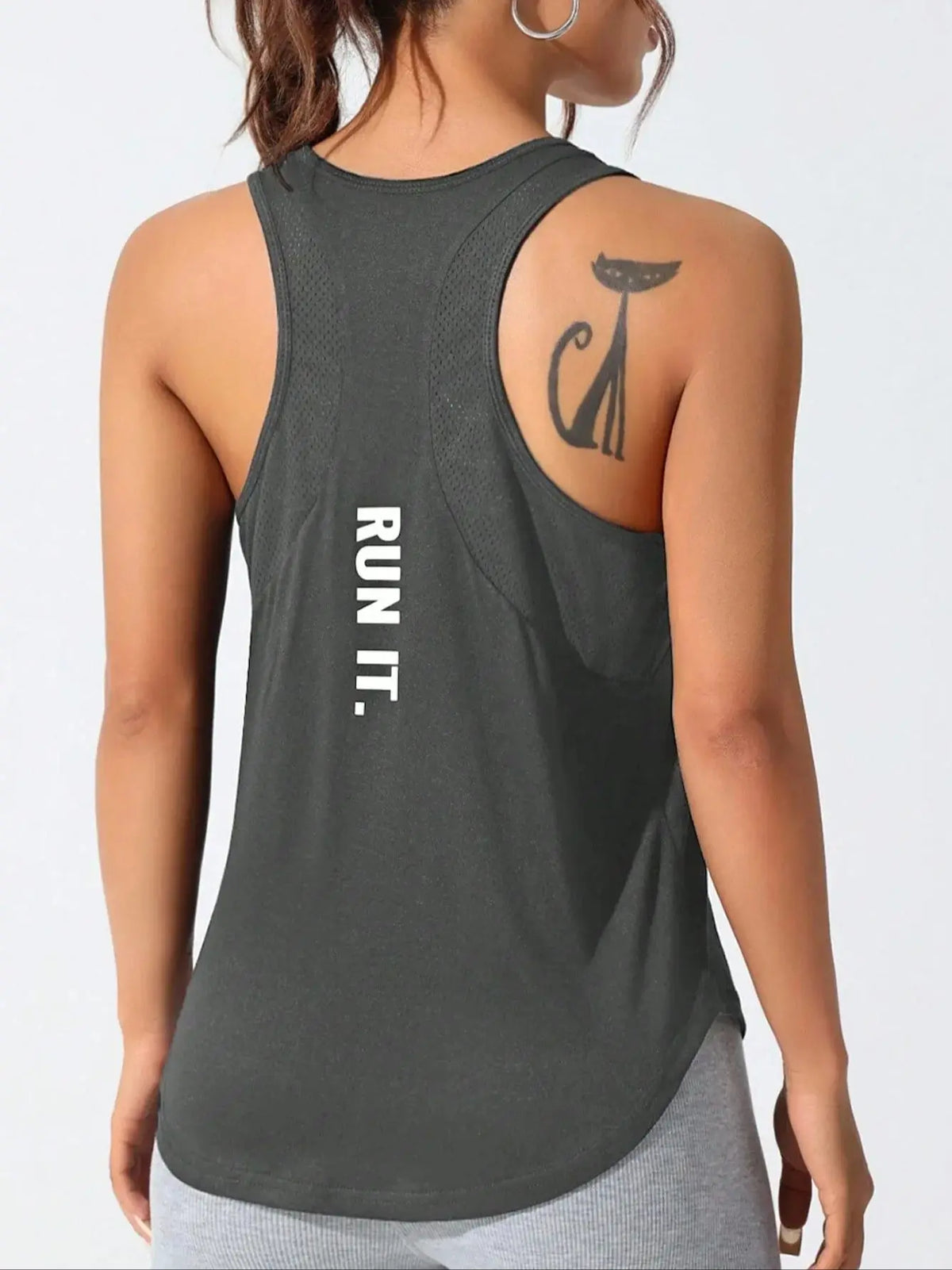 Women's Loose Racerback Running Tank Top | Sleeveless Activewear Vest