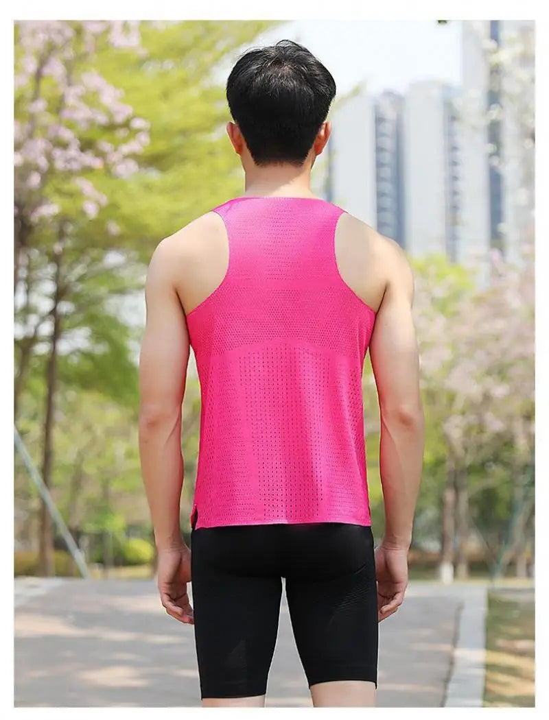 Ultra Light Moisture Wicking Performance Marathon Racing Sports Fitness Tops For Men And Women