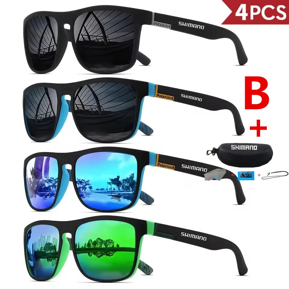 Classic Square UV400 Polarised Sports Sunglasses | Unisex | Cycling, Fishing, Driving & Outdoor