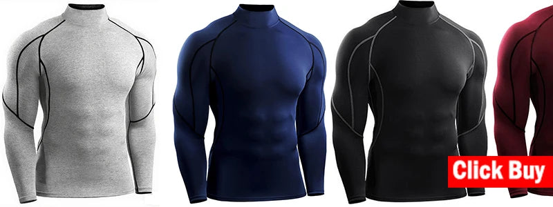 Men Long Sleeve Compression Sportswear Shirts