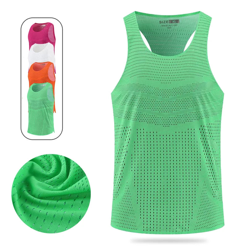 Ultra Light Moisture Wicking Performance Marathon Racing Sports Fitness Tops For Men And Women