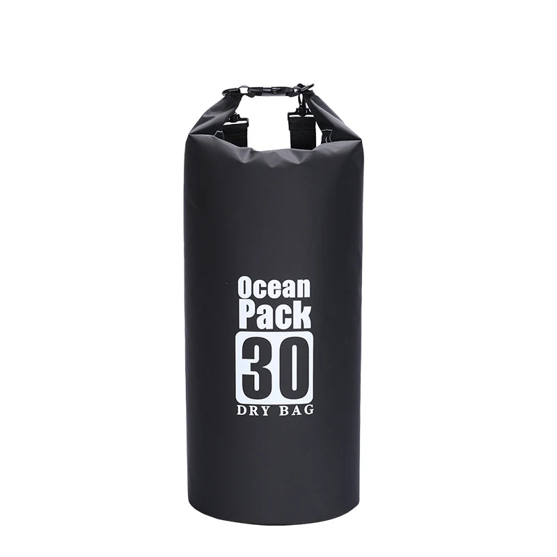 Waterproof PVC Roll-Top Dry Bag | 2L to 30L, Roll-Top Buckle Closure, Shoulder Strap Options | RUNGEAR