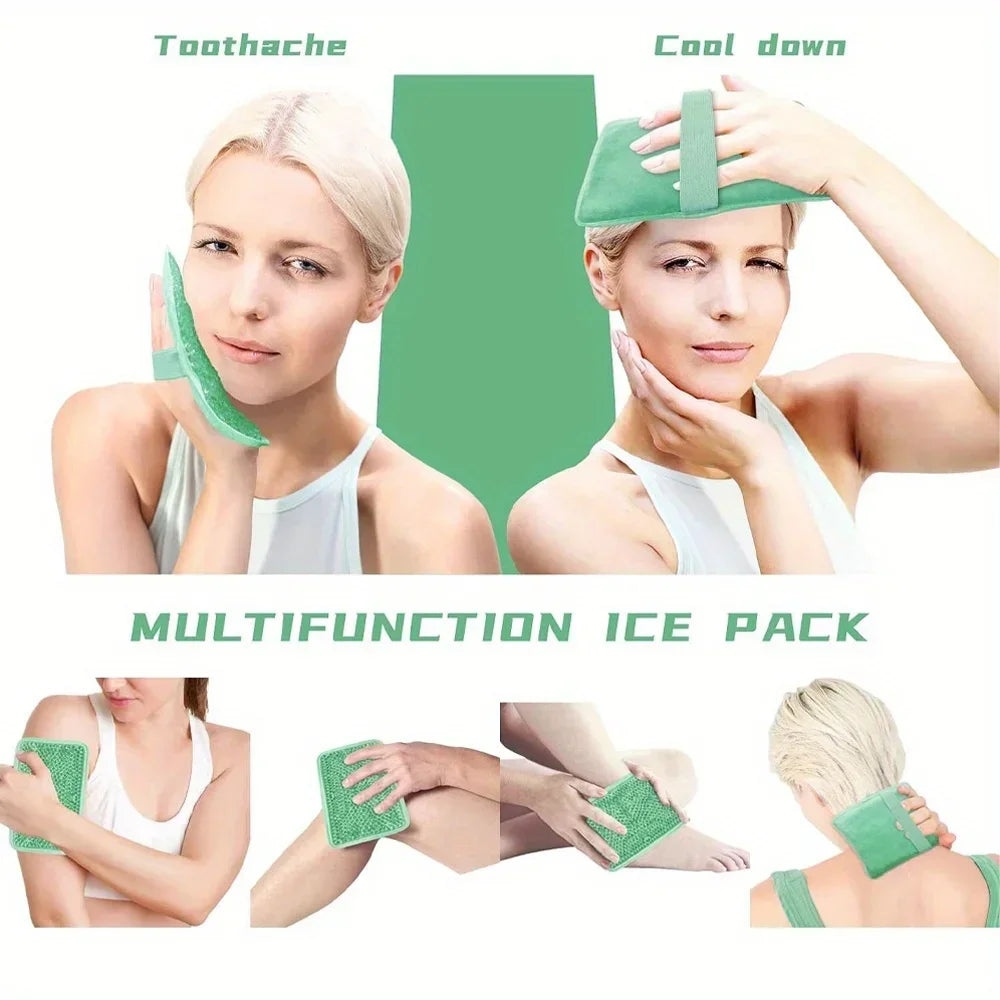 Reusable Hot & Cold Therapy Gel Pack – Portable Ice & Heat Bag for Knee, Ankle & Body Pain Relief