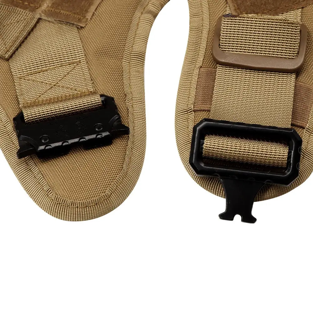 Tactical Military Dog Harness | Padded, Quick-Release Vest for Medium & Large Dogs | S–XL