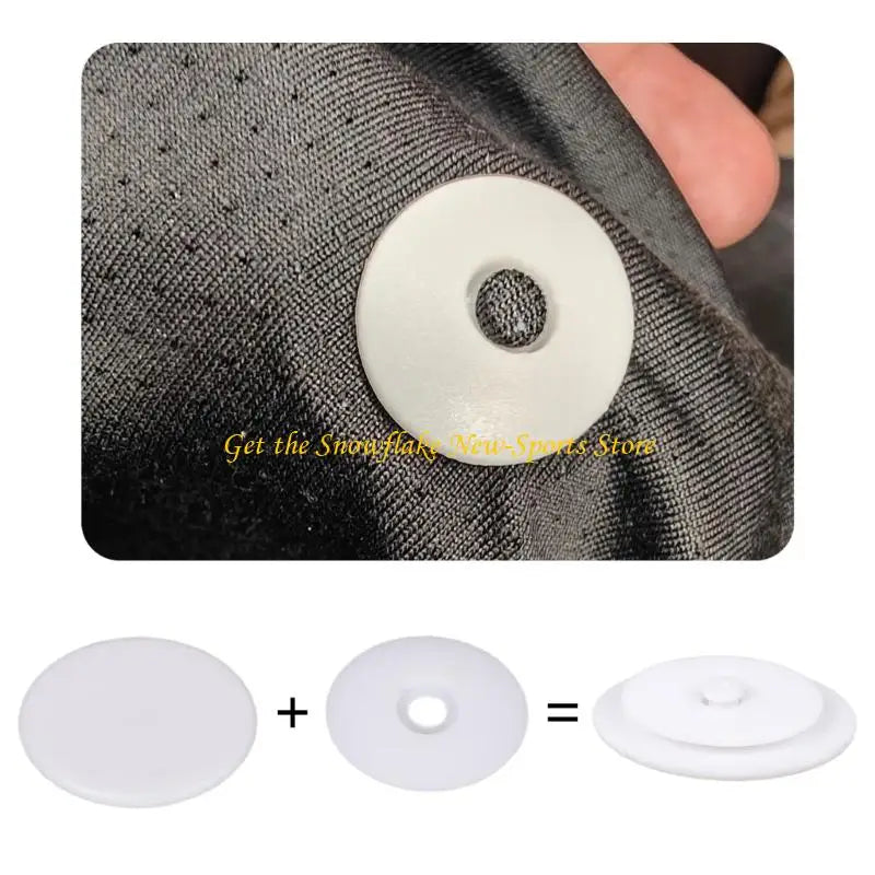 Running Accessories: 4PC Race Number Holder Clips - Sports Bib Fasteners For Competitions / Rungear