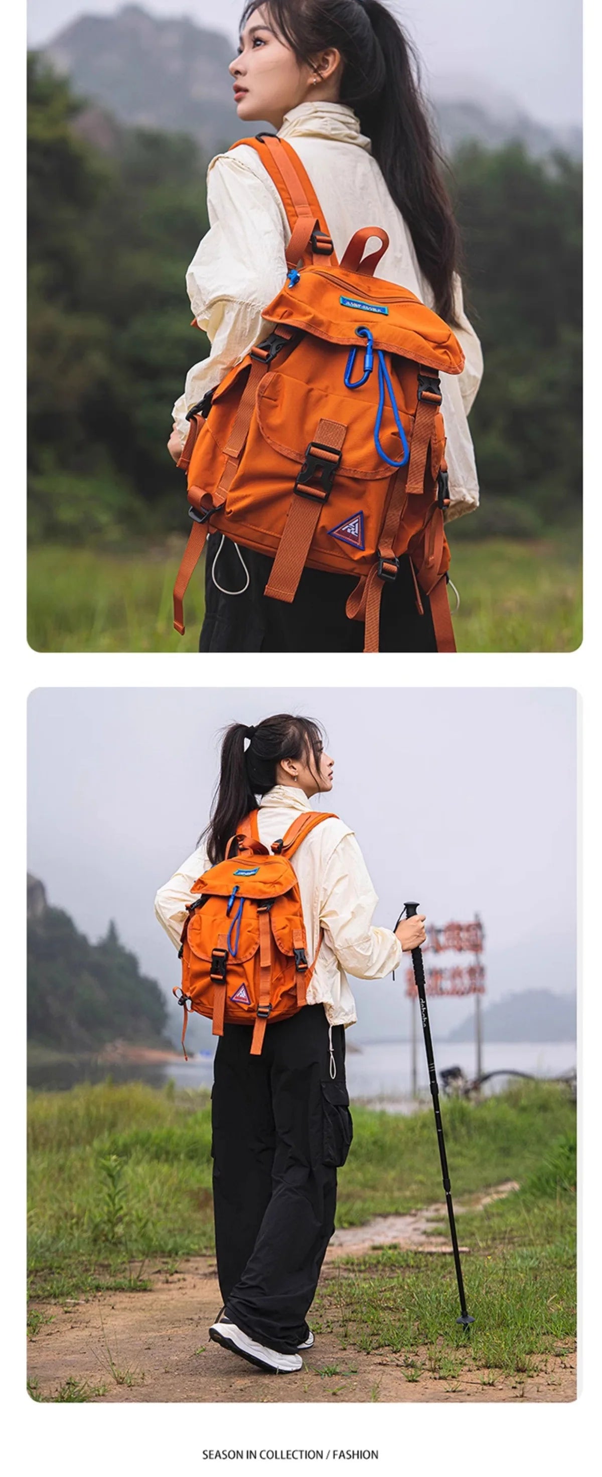 Large Capacity Outdoor Hiking Backpack | Multi-Pocket | Travel, Trail & Adventure
