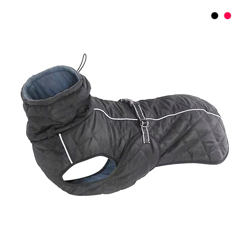 Dog Waterproof Reflective Winter Jacket | Warm Polyester Coat for Medium & Large Dogs | RUNGEAR