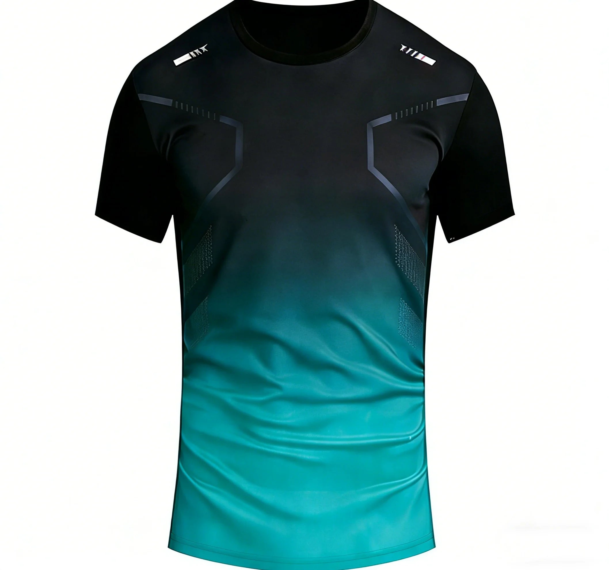 Men's Quick Dry Apparel: Short Sleeve, Moisture Wicking Round Neck Workout T-Shirt / Rungear