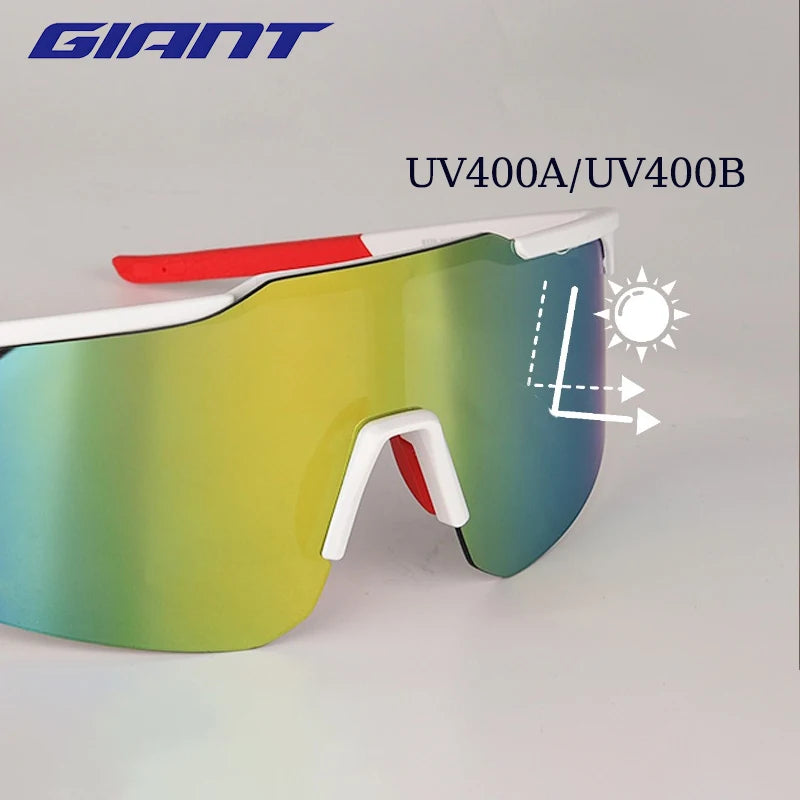 Running Sunglasses Gear: 2025 GIANT UV400 Protection, Anti-Fog, Sports Sunglasses with Case / Rungear