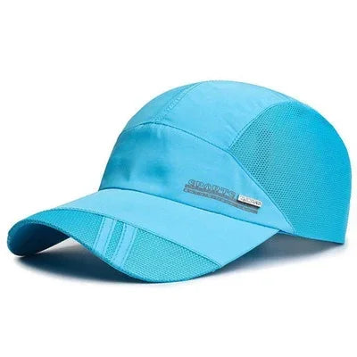 Quick-Dry Breathable Mesh Running Cap – Adjustable Baseball Visor | Sun Protection | Unisex