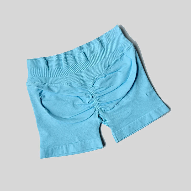 Women's Summer Apparel: Breathable, Thin, High Waisted Casual Sports Shorts, T 4.5" Low Ribbed Band / Rungear