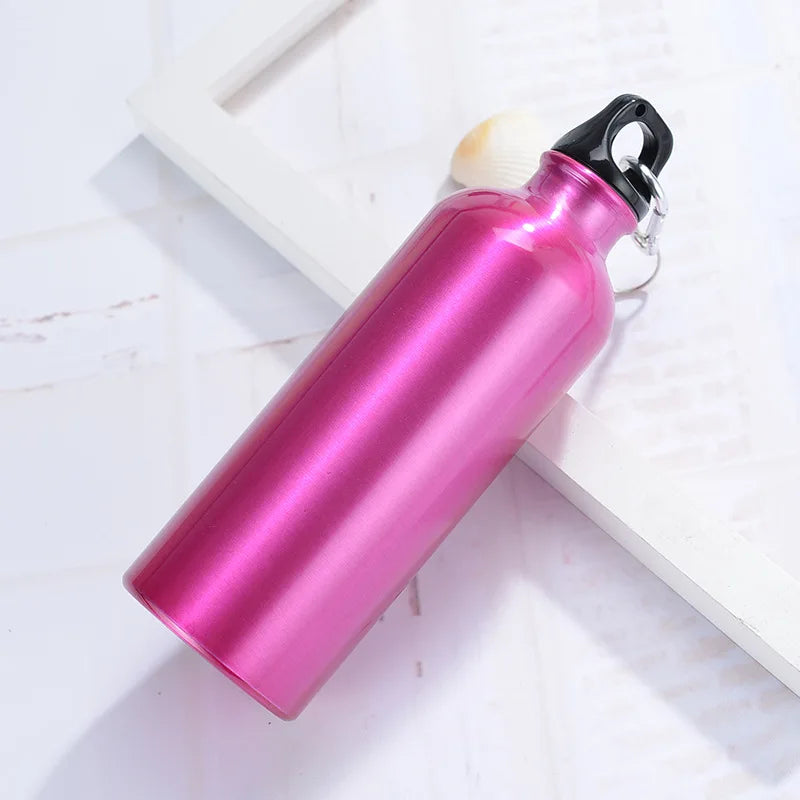 Portable Alloy Water Bottle 500ml Hiking Walking Running and Everyday Use
