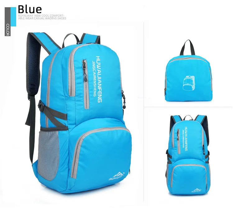 Trail Gear Accessories: 28L Packable, Foldable, Ultra Light, Outdoor Hiking Backpack / Rungear