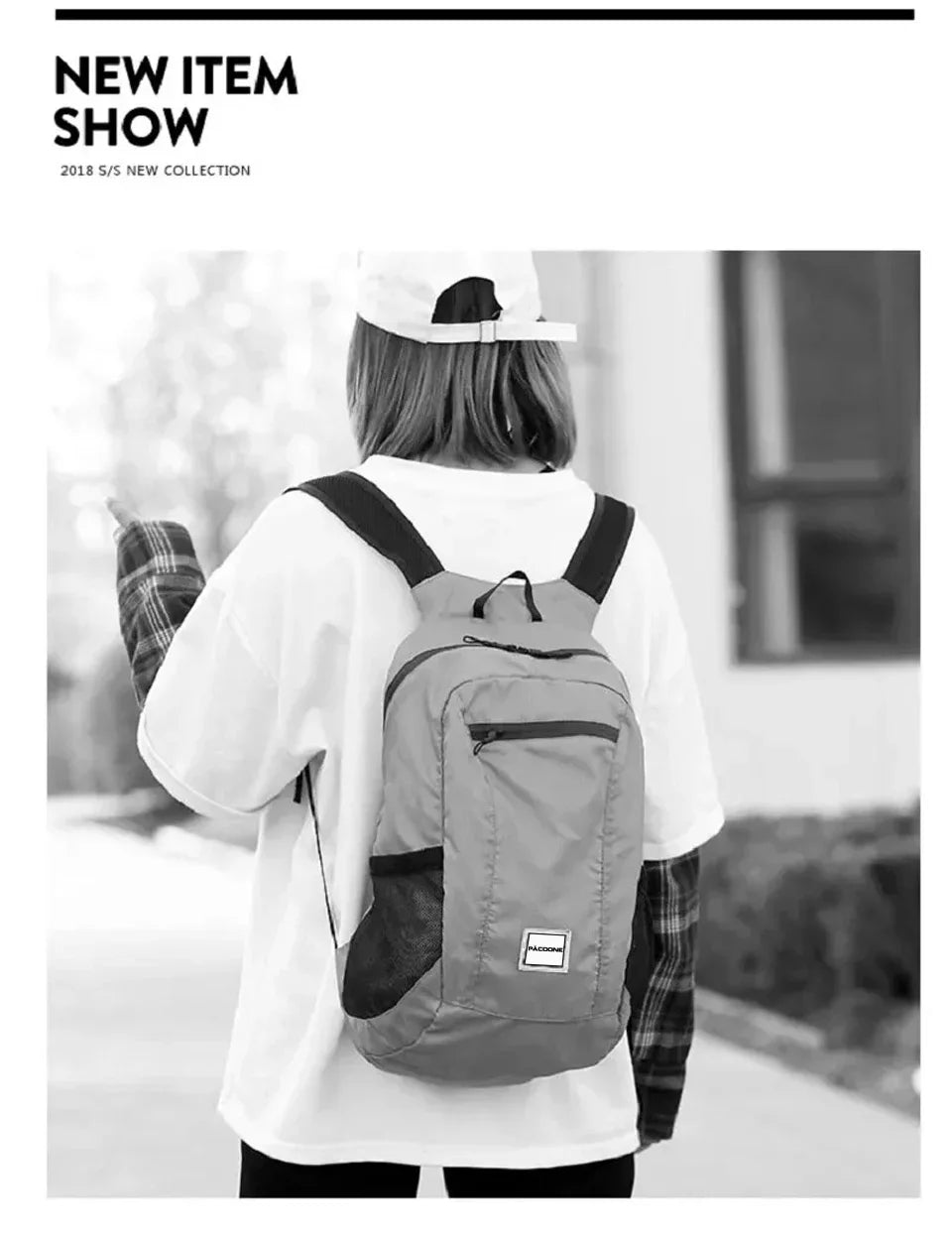 20L Ultralight Foldable Hiking Daypack | Waterproof Packable Backpack with Rain Cover