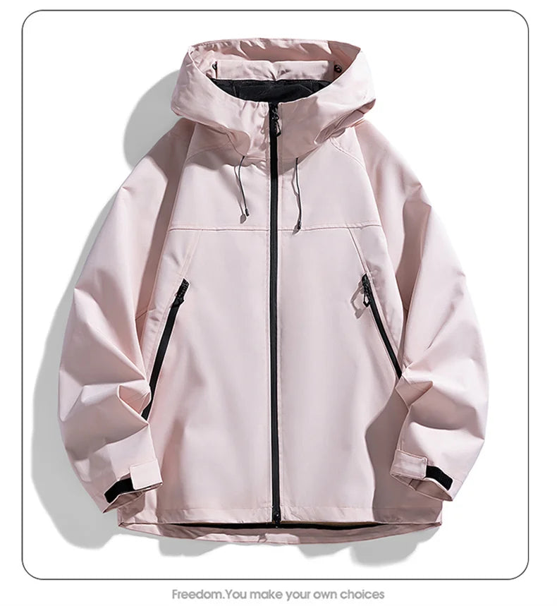 Women's Waterproof Windbreaker Outdoor Sport Rain Coat Hiking Camping Climbing Trekking