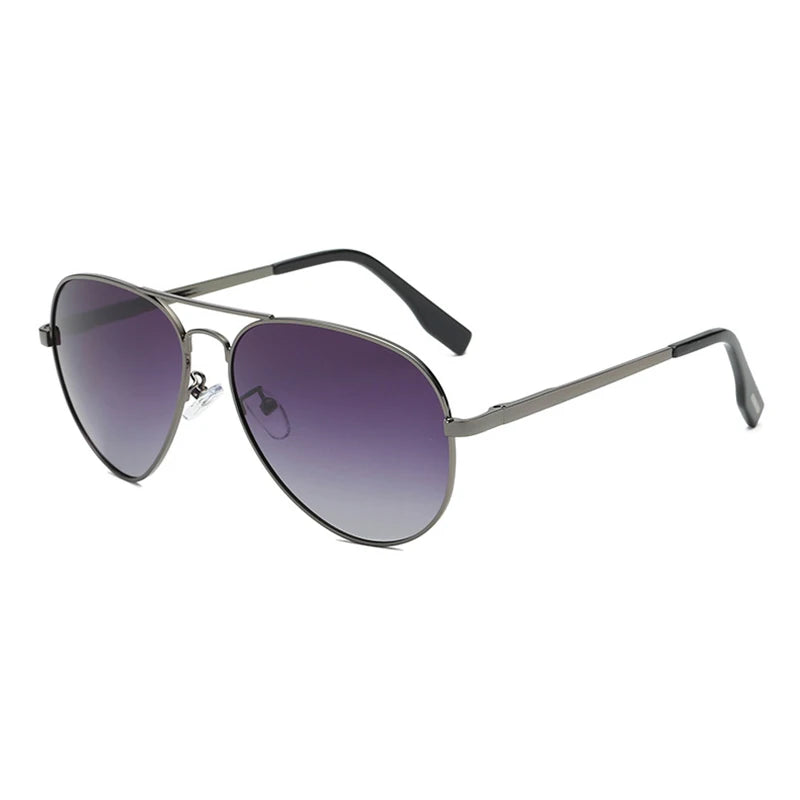 Men's Sunglasses Gear: Classic, Polarized Metal Black Aviation Sunglasses UV400 / Rungear