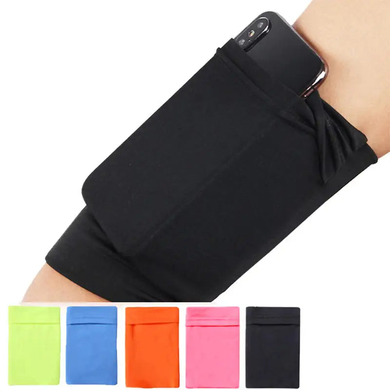 Running Phone Armband Sleeve | Elastic Adjustable Arm Wrap for Jogging & Outdoor Workouts