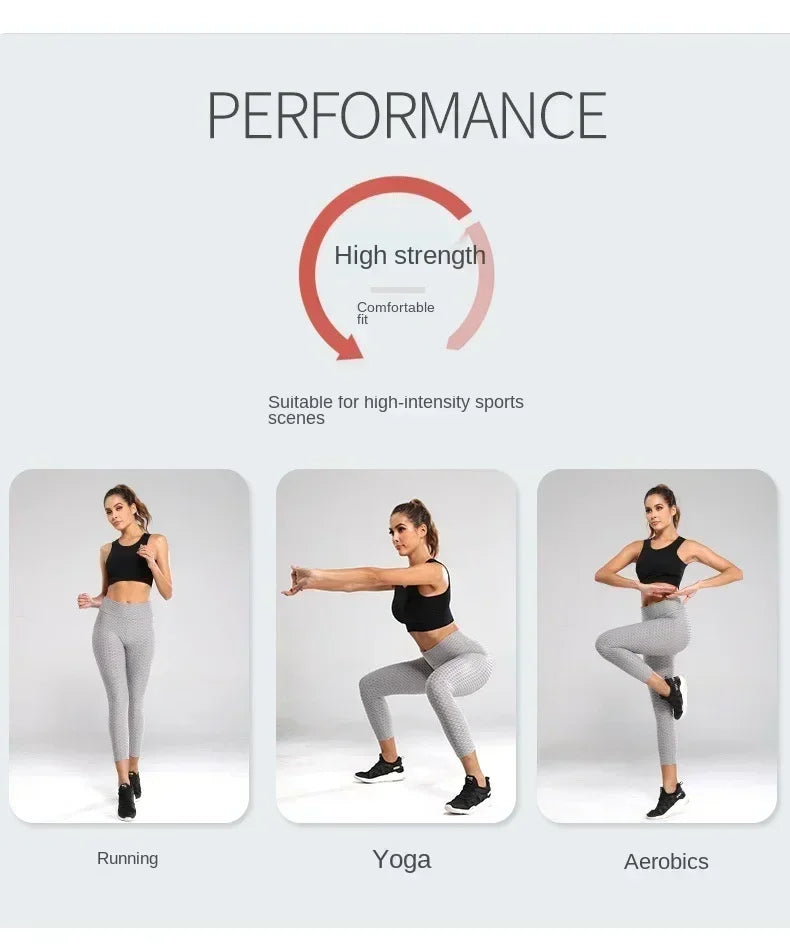 Women's High Wasted Non-Slip Tummy Control Compression Fitness Running Hiking Legging Pants