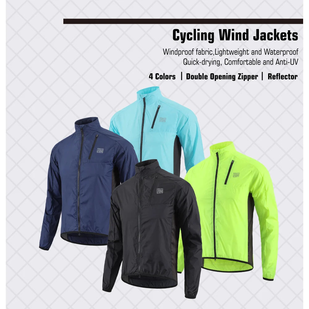 Men's Winter Apparel: KEMALOCE Windproof, Ultra Lightweight, Long Sleeved Windbreaker Jacket 2025 / Rungear