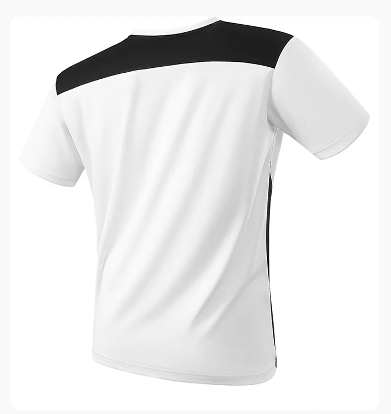 Men's Colour Block Quick Dry Running T-Shirt | Lightweight Short Sleeve | RUNGEAR