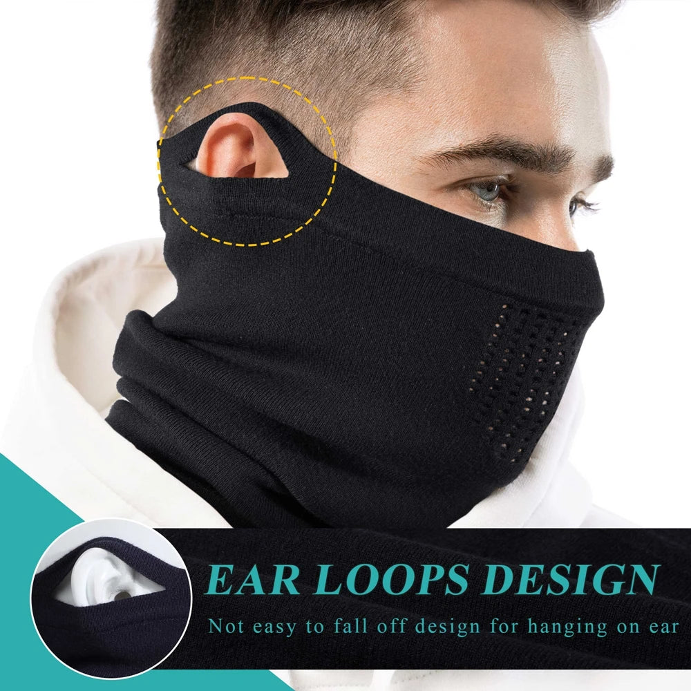 Winter Hat Accessories: Unisex, Cold Weather, Windproof, Bandana Face Cover Mask for Sports Cycling Snowboard Hiking / Rungear