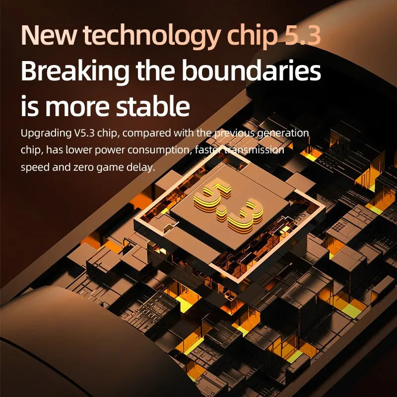 BT8 Wireless Bluetooth Headphones Outdoor Sports 5.3 With Touch Control Charging Display