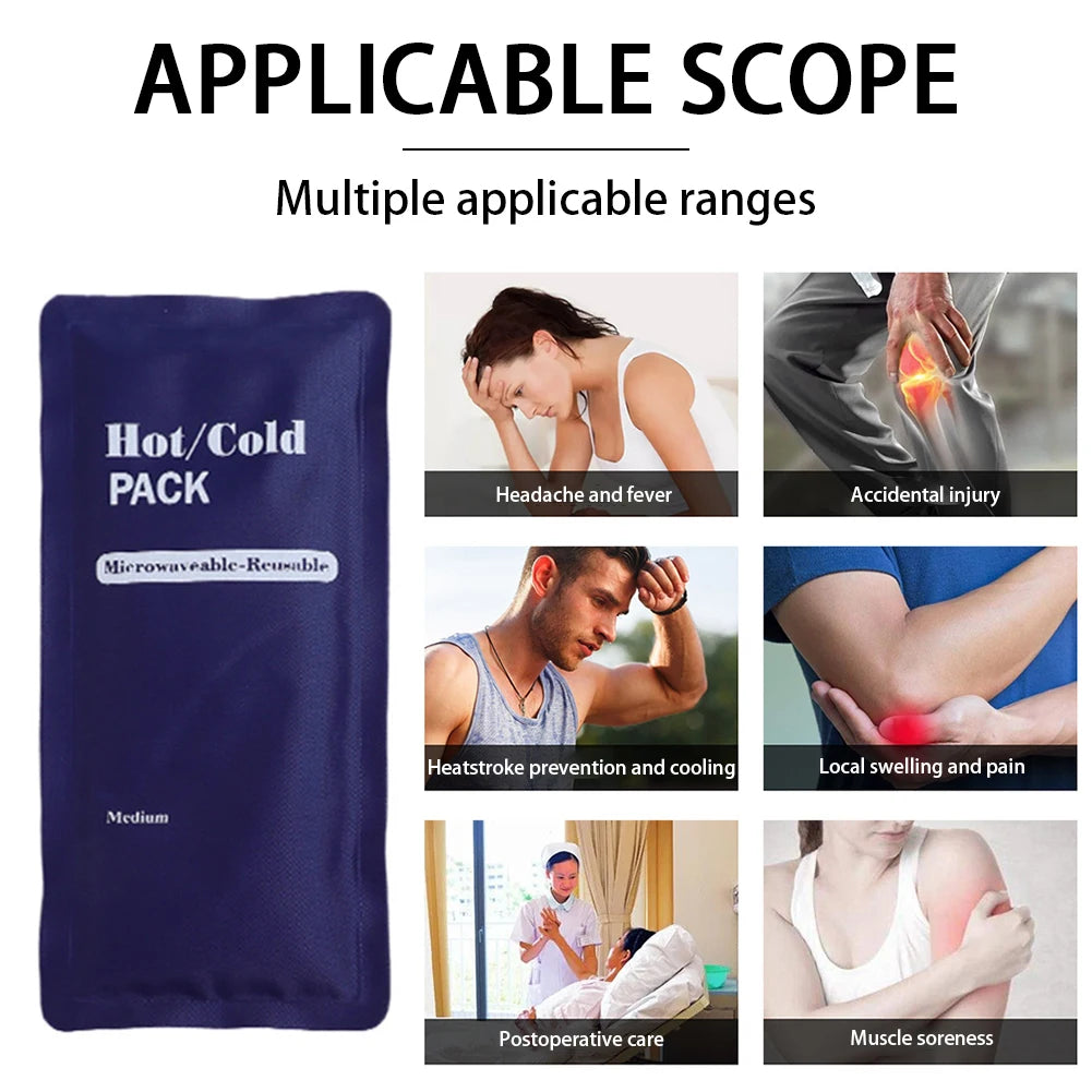 Recovery Accessories Gear: Reusable, Portable Multipurpose Hot/Cold Heating Packs For Sports Injuries / Rungear