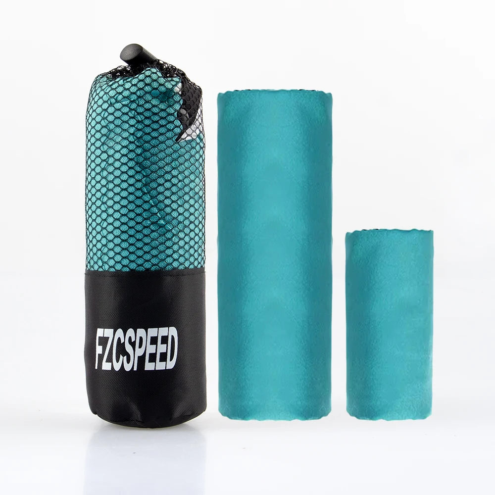 Quick Drying Accessories: Absorbent, Breathable, Portable Bath Towel for Travel, Hiking, Running Gym, All Sports / Rungear