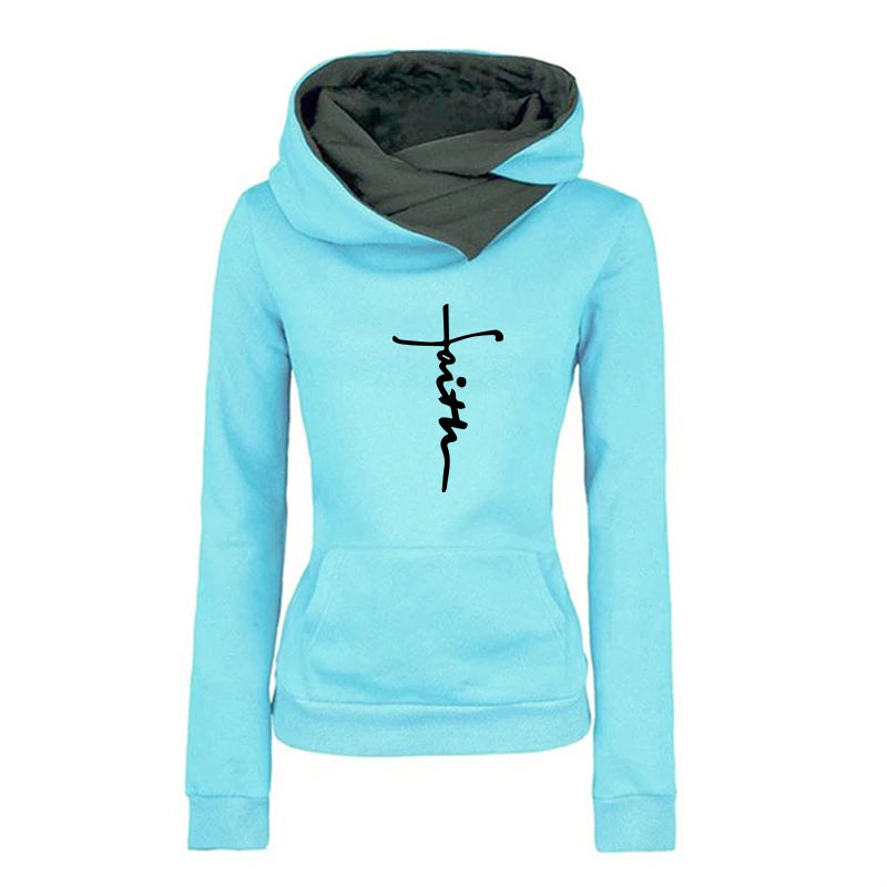 Women's Winter Apparel: Women's Quality, Versatile, Double Collar Pullover Hoodie / Rungear