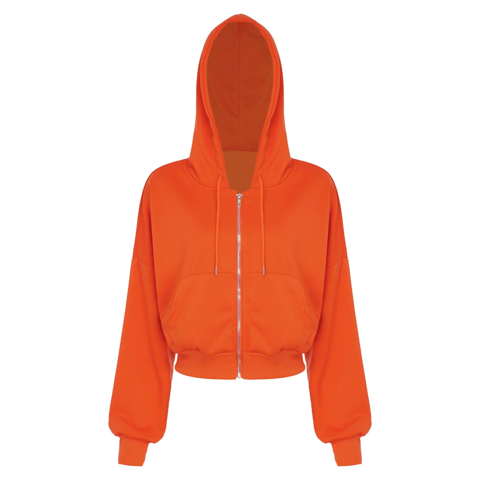 Womens Sports Tops Workout Running Clothing Adults Soft Long Sleeve Drawstring Hooded Jacket Zipper Loose Sweatshirt Outerwear