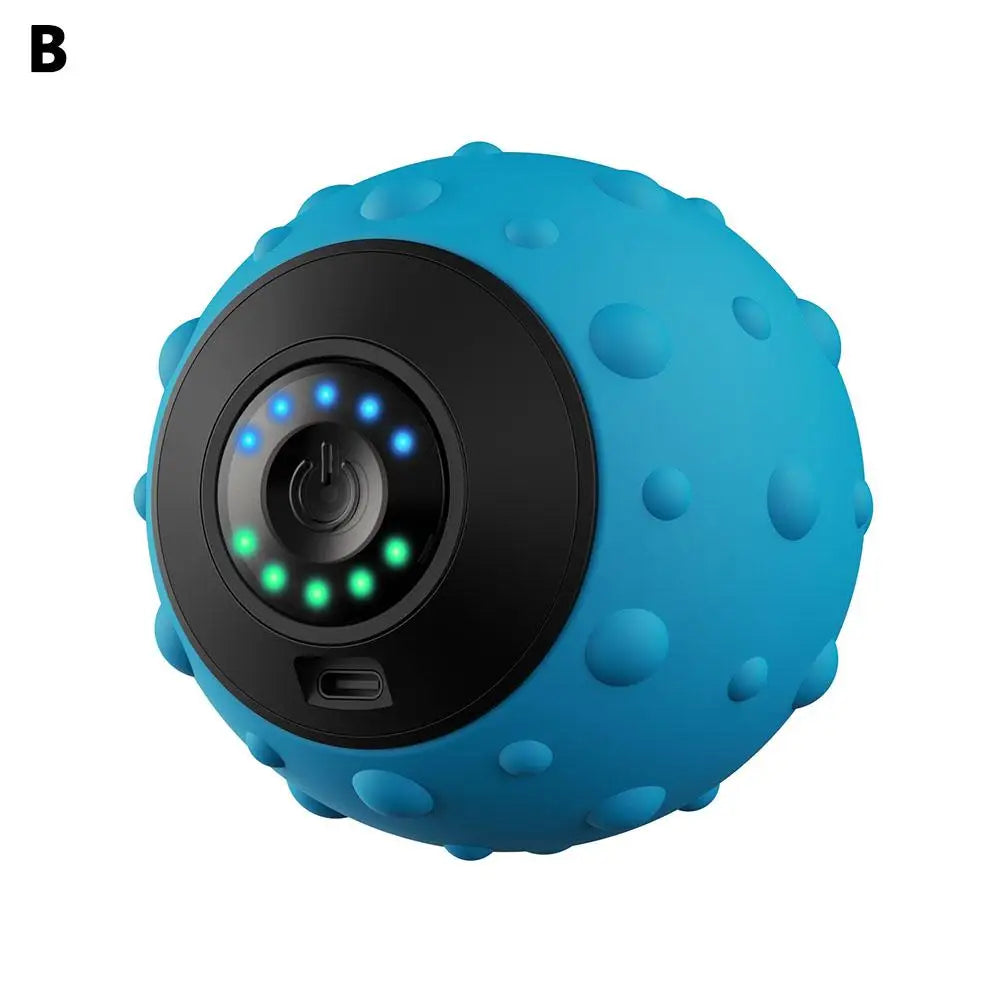 Vibrating Fascia Ball Massager – Electric Muscle Relaxation & Deep Tissue Recovery for Yoga, Fitness & Body Care