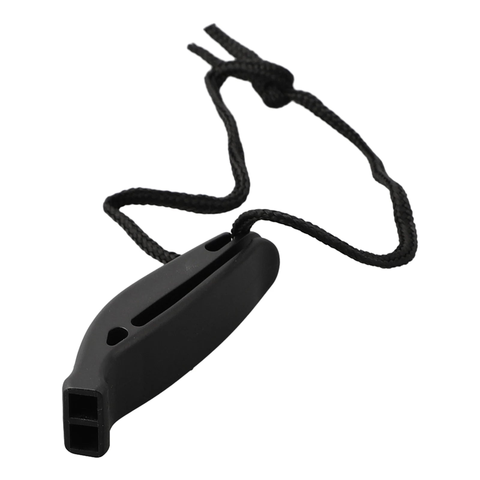 Dual-Frequency Safety Whistle – Pealess, Loud, Waterproof-Ready | Scuba Diving, Kayaking & Emergency Safety | Orange & Black