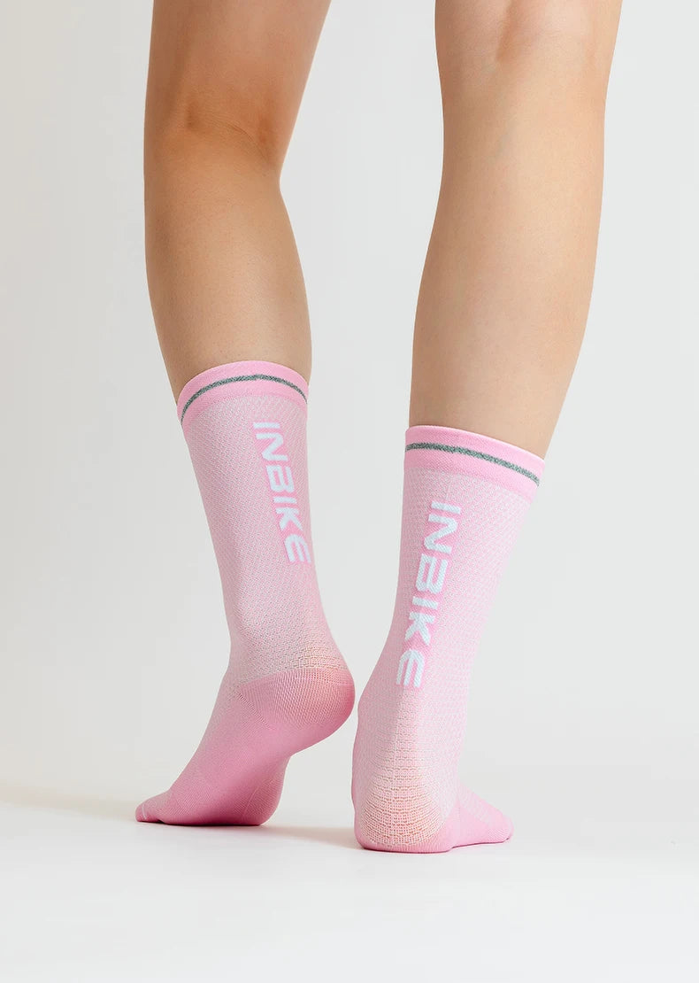 INBIKE Women's Toe-Separated Compression Running Socks | Moisture-Wicking Sport Socks for Running & Hiking
