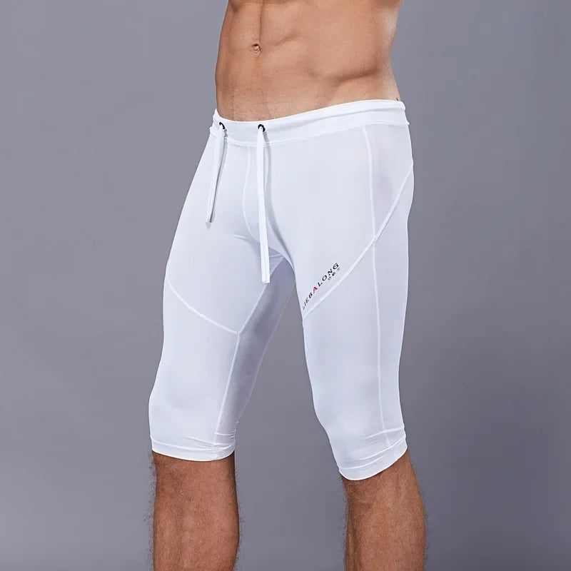 Men's Long Boxer Shorts – Quick-Dry Breathable Elastic Sports Underwear for Running, Yoga & Training | RUNGEAR